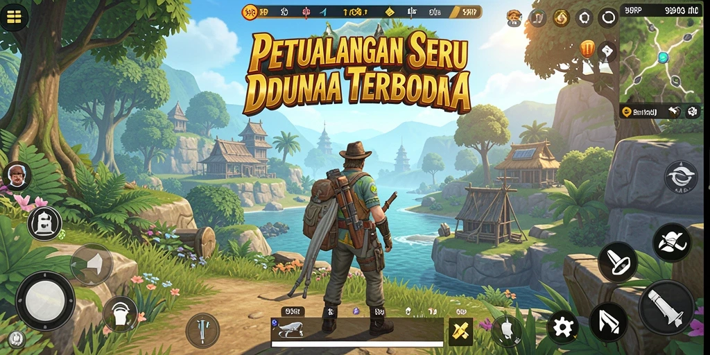 Antarmuka permainan <strong>99RP</strong> yang menakjubkan dan fungsional dalam dunia Open World.