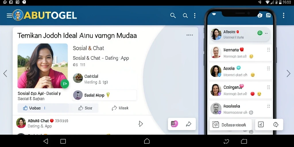 Antarmuka pengguna ABUTOGEL yang menarik dan interaktif.