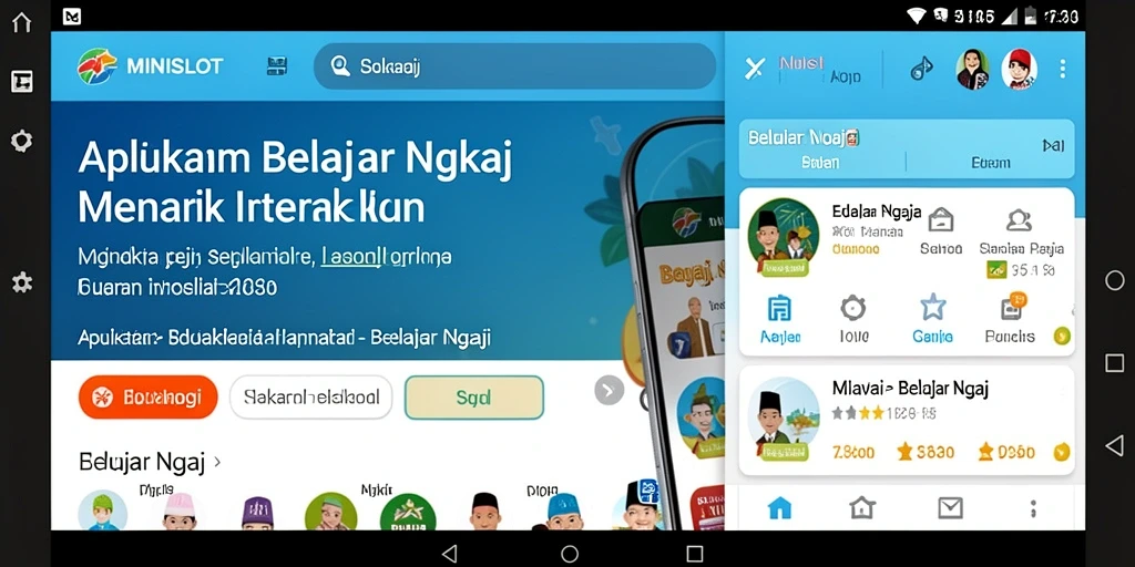 Antarmuka MINISLOT yang interaktif dan mudah digunakan.