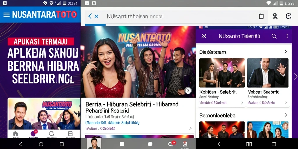 Antarmuka NUSANTARATOTO yang menarik dan informatif.